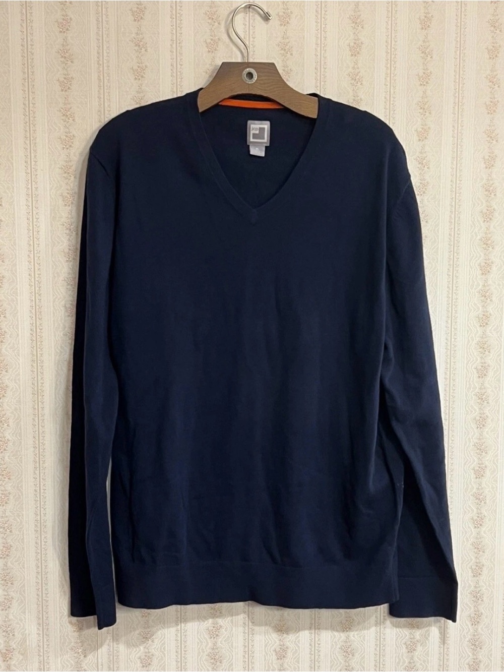 V-Neck Navy Men’s Sweater